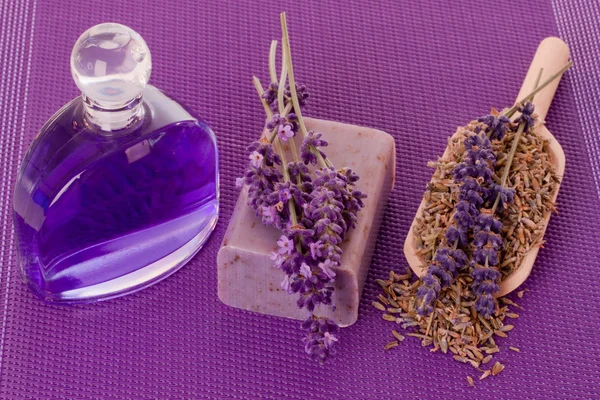 Seife aus Lavendel — Stockfoto