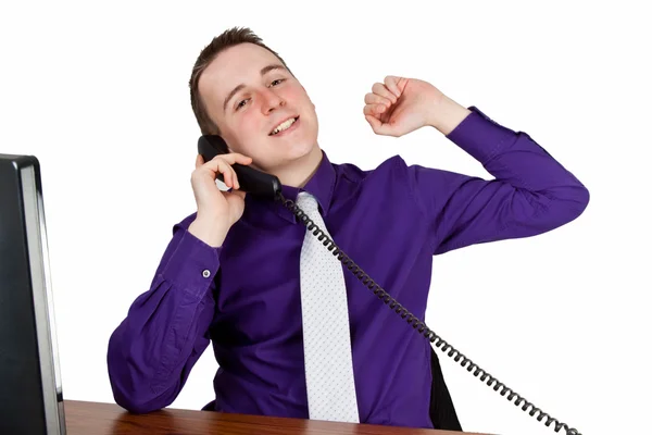 Businessman calling — Stock Photo, Image