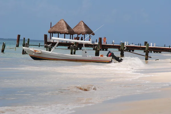 Boote in Riviera Maya — Stockfoto