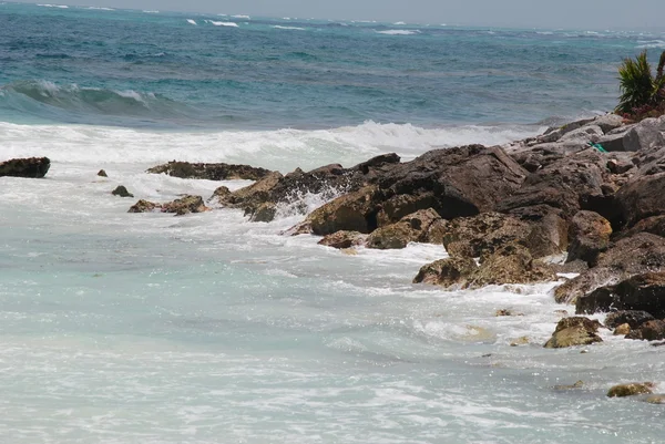 Plage paradisiaque à Tulum — Photo