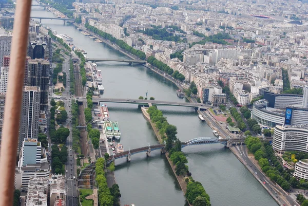 Θέα από τον πύργο του Άιφελ στο Παρίσι — Φωτογραφία Αρχείου