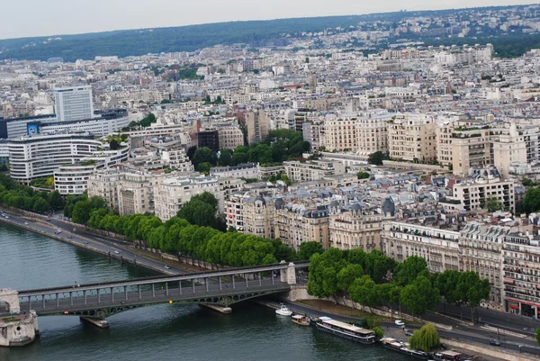 Вид з Ейфелеву вежу в Парижі — стокове фото