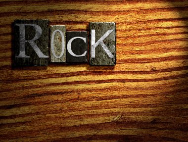 word rock ile soyut müzik paslı arka plan