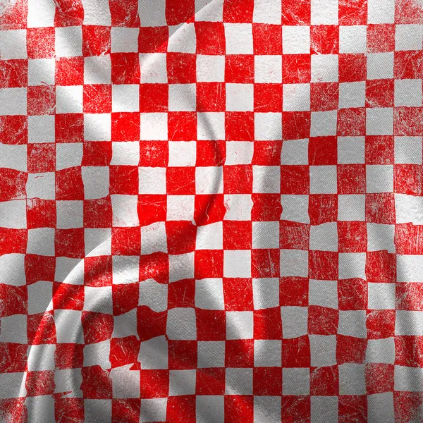 Grunge red checkered — Stock Photo, Image