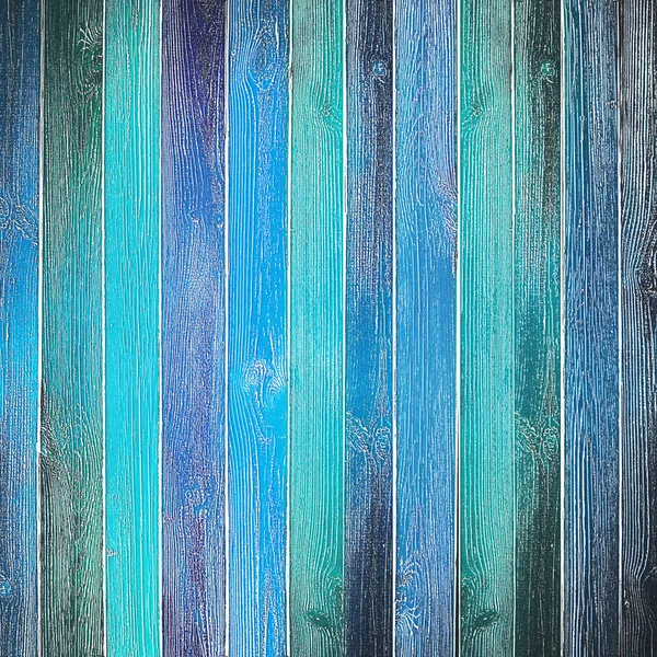 Staré modré dřevěné pozadí — Stock fotografie