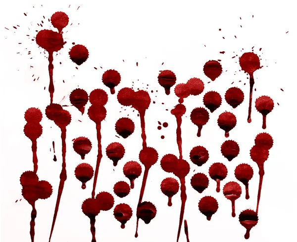Splashes de sangue — Fotografia de Stock