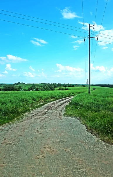 Проселочная дорога — стоковое фото