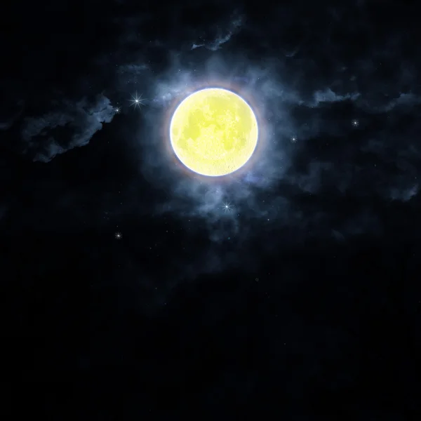 Moon on a dark sky — Stock Photo, Image