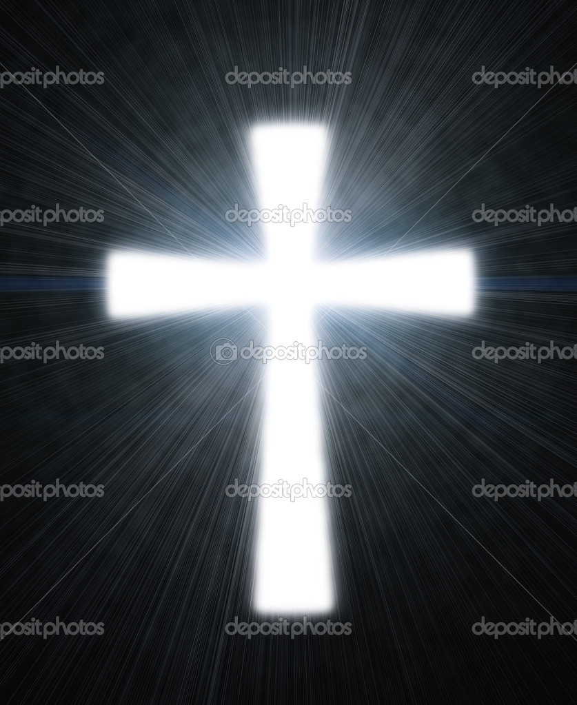 Glowing cross