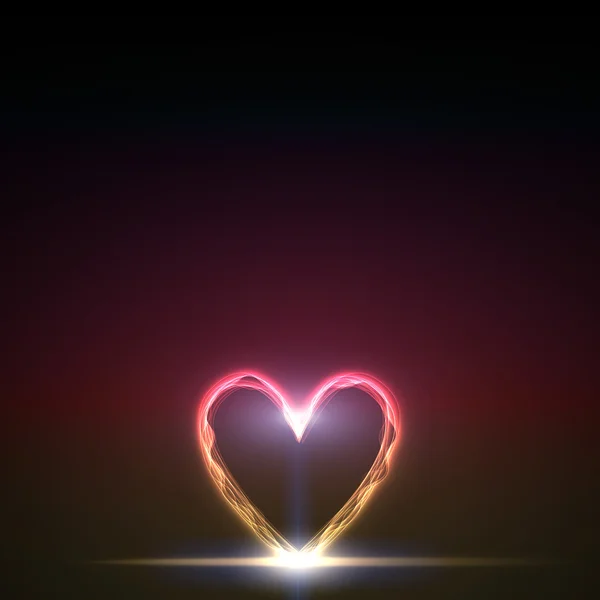 Farbe Herz — Stockfoto