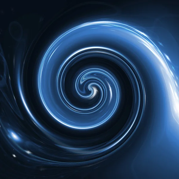 抽象的な青い渦巻 — ストック写真