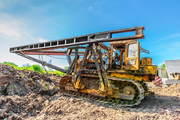 Pile driver — Stock Photo, Image