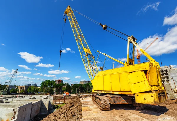 Caterpillar crane — Stock Photo, Image