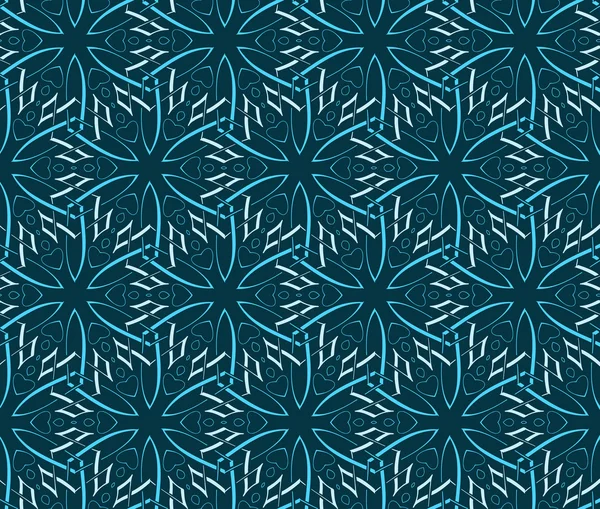 Vintage wallpaper pattern seamless background. Vector. — Stock Vector