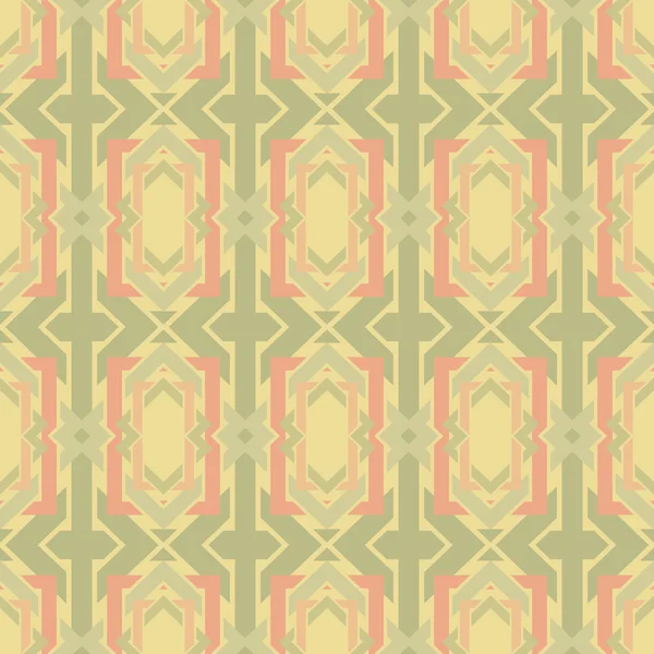 Abstract vintage geometric wallpaper pattern seamless background — Stock Vector
