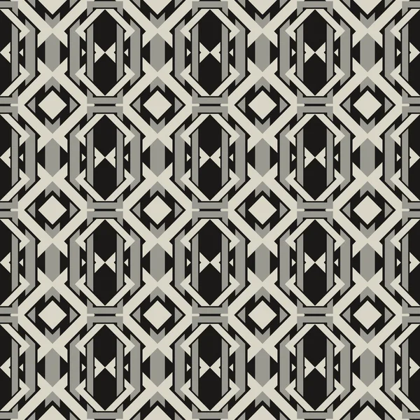Abstracto vintage geométrico fondo de pantalla patrón sin costuras — Vector de stock