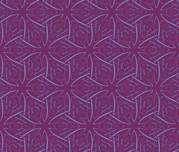 Abstrait motif de papier peint géométrique vintage fond transparent — Image vectorielle