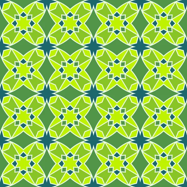 抽象的なビンテージの幾何学的な壁紙パターンのシームレスな背景 — ストックベクタ
