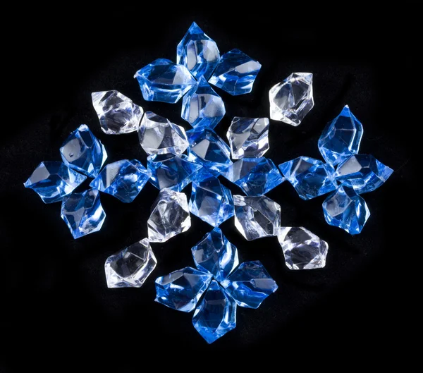 Crystal snowflake — стоковое фото