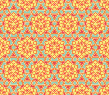 etnik modern geometrik seamless modeli süsleme arka plan