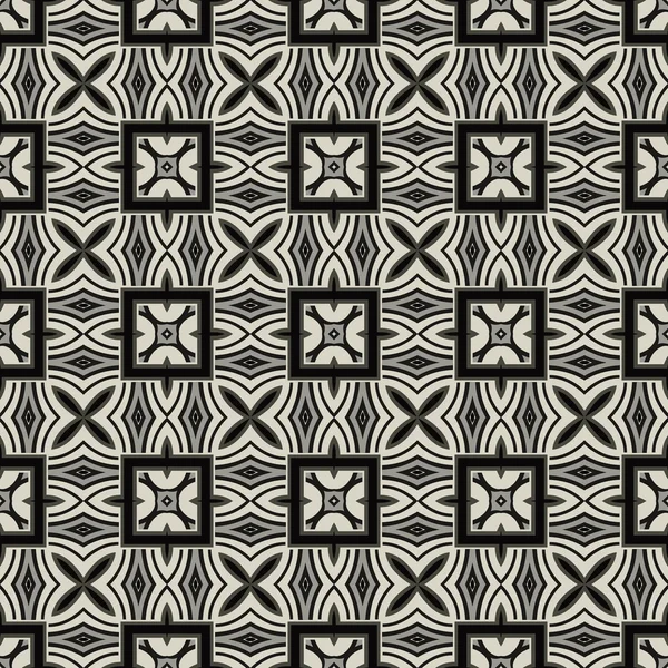 Этнический современный геометрический бесшовный фон орнамента — стоковый вектор