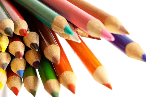 Colour pencils close up — Stock Photo, Image