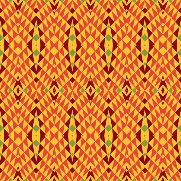 Ethnique moderne géométrique ornement motif sans couture — Image vectorielle