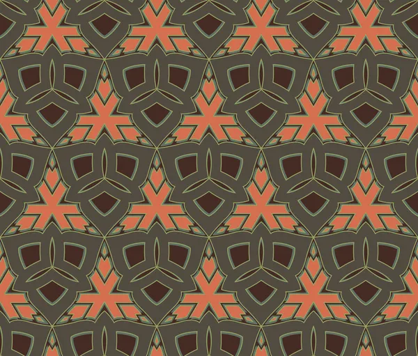 Étnico moderno geométrico sin costura ornamento patrón — Archivo Imágenes Vectoriales
