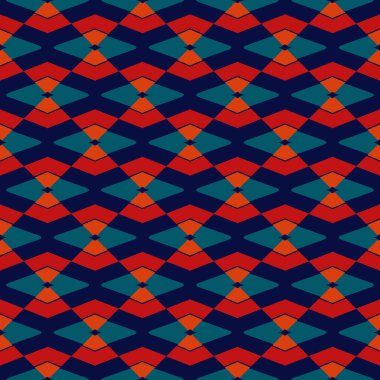 etnik modern geometrik seamless modeli