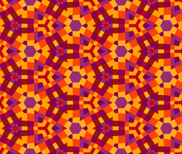 ピクセル モダンな幾何学的なシームレス パターン — ストックベクタ