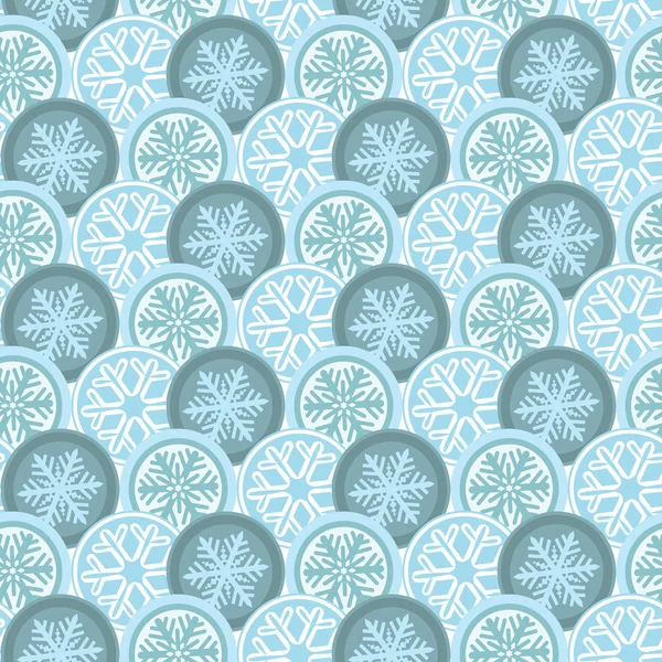 Invierno moderno geométrico sin costura patrón ornamento fondo — Vector de stock