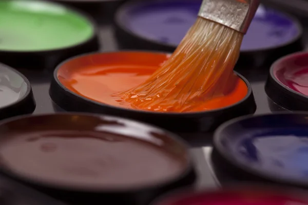 Colored paints. Watercolors — Stock Photo, Image
