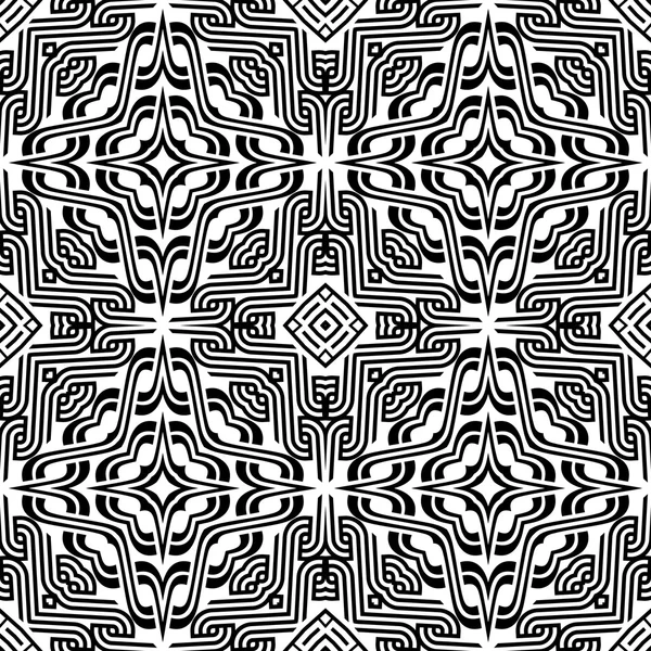 Decoratieve moderne geometrische naadloze patroon — Stockvector