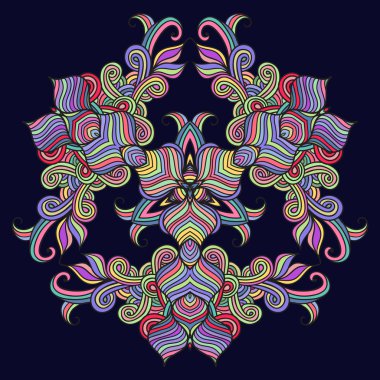 çağdaş bardak altlığı peçete yuvarlak dantel çiçek desenli