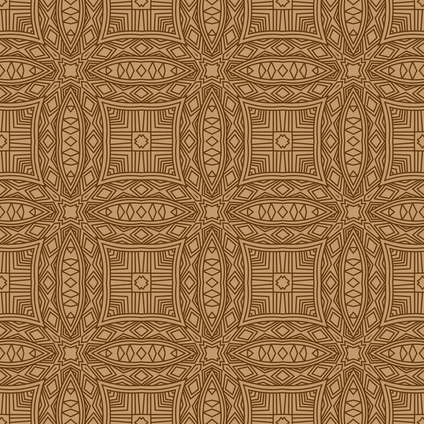 Etniske sømløse mønster ornament print design – Stock-vektor