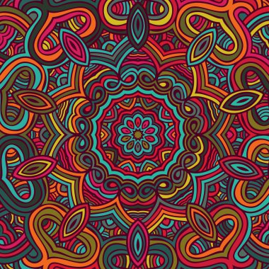 Celtic knot desen kartı, mandala, muska