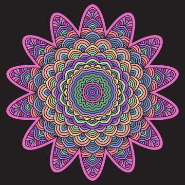 Celtic knot desen kartı, mandala, muska