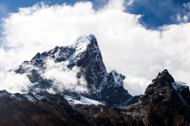 Himalaya mountains landscape, Nepal clipart