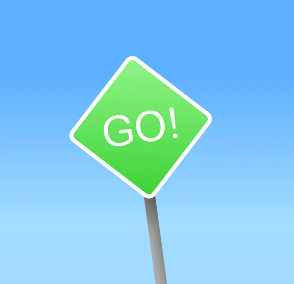 Go sign — Stock Photo, Image