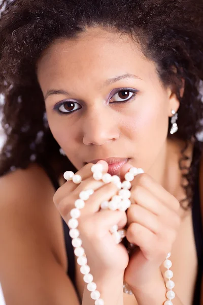 Mujer afroamericana — Foto de Stock