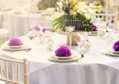 Düğün dekorasyon tablo