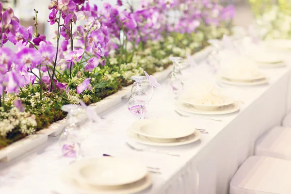 Bröllop dekoration tabell — Stockfoto