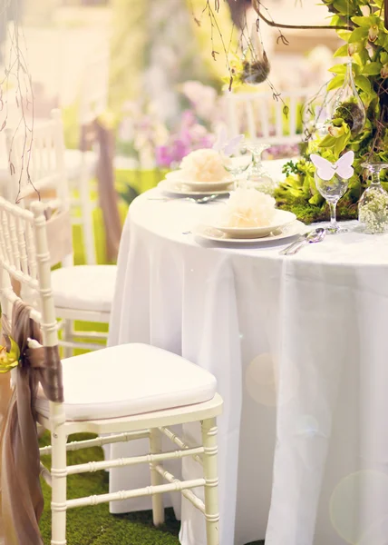 Bruiloft Decoratie tabel — Stockfoto