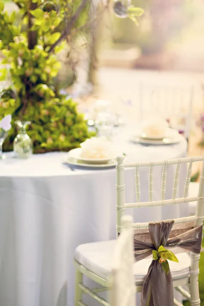 Tavolo decorazione matrimonio — Foto Stock