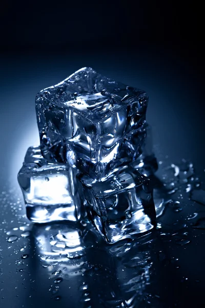 Cubi di ghiaccio Fotografia Stock