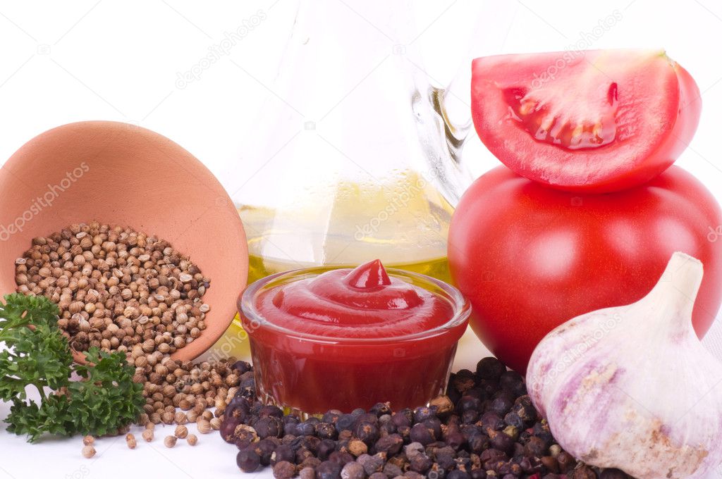 Ingredients for making sauce