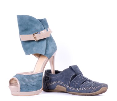 Kadın ve erkek ayakkabıları