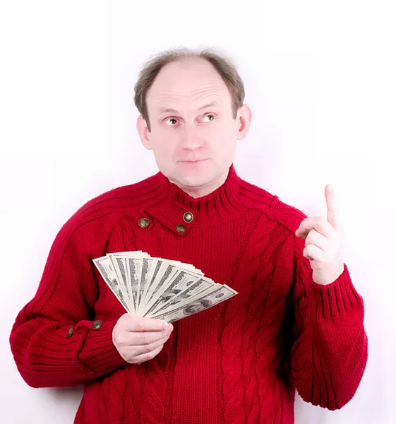 Omul cu bani — Fotografie, imagine de stoc