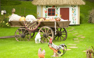 Yaz aylarında güzel kırsal yazlık