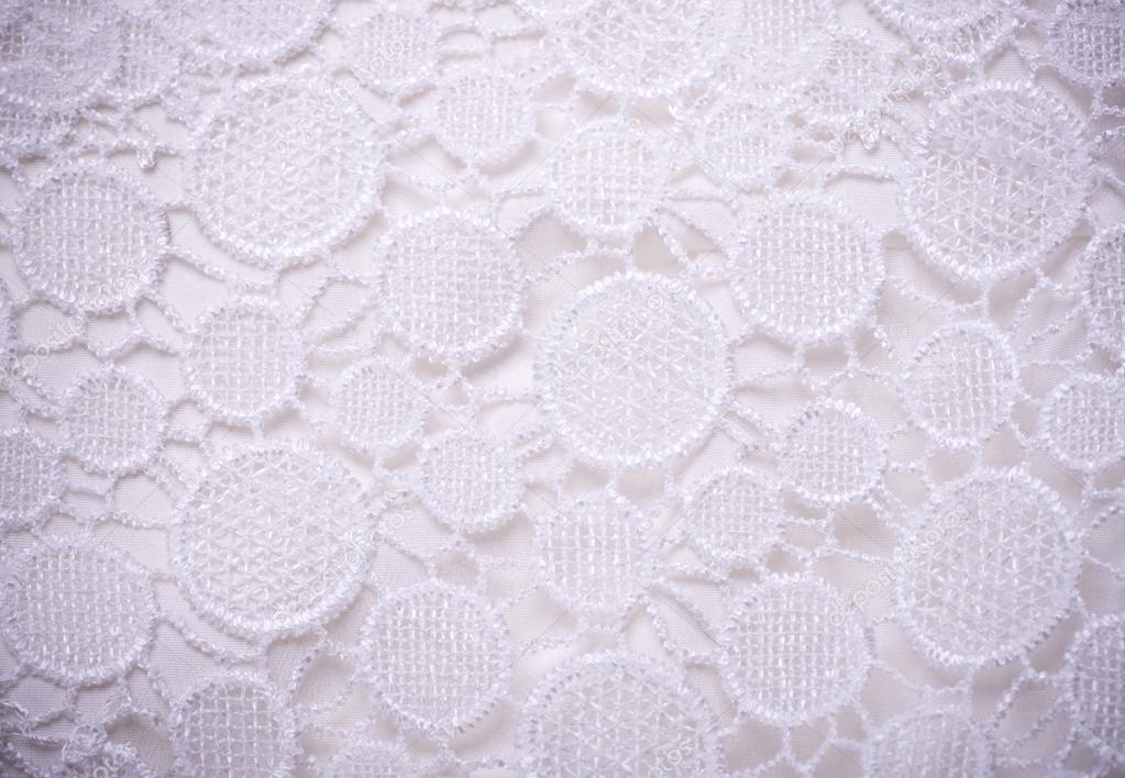 Vintage lace with flower on background